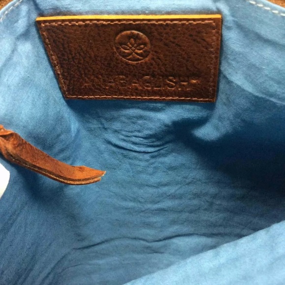 Anabaglish Yolanda Blue Knit Fold-over Crossbody - Picture 4 of 10